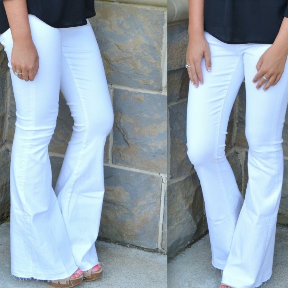 White flare Articles of Society Jeans